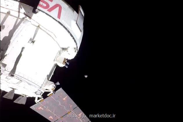 ویدئویی که کپسول اوریون از ماه ثبت کرده است
