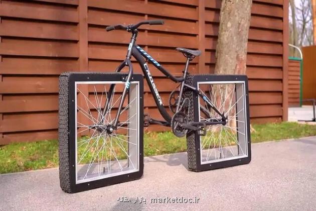 دوچرخه ای با چرخ های مربع!
