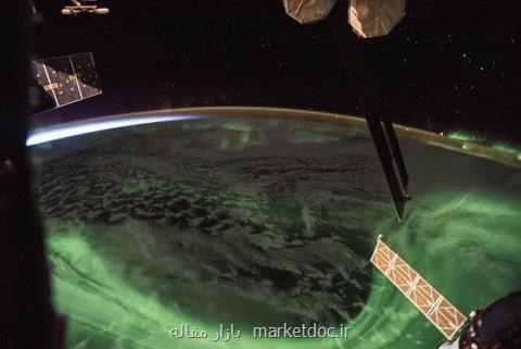 عكس شفق قطبی را از ایستگاه فضایی بین المللی ببینید