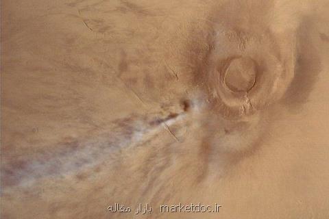 گمانه زنی دانشمندان درباره ابر ۱۵۰۰كیلومتری مریخ