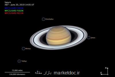 عكس جدید هابل از زحل منتشر گردید
