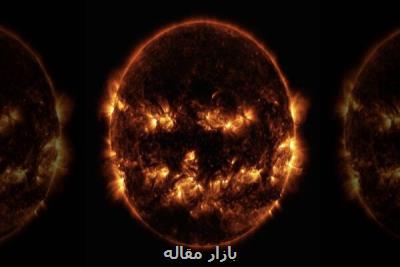 ناسا تصویری ترسناك از خورشید منتشر كرد!